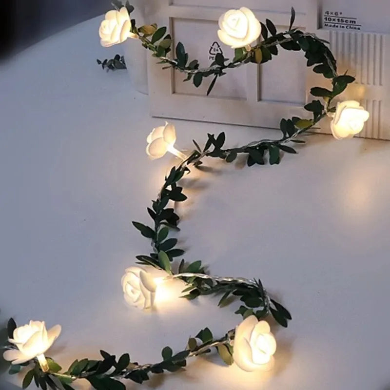 Rose Flower String Lights