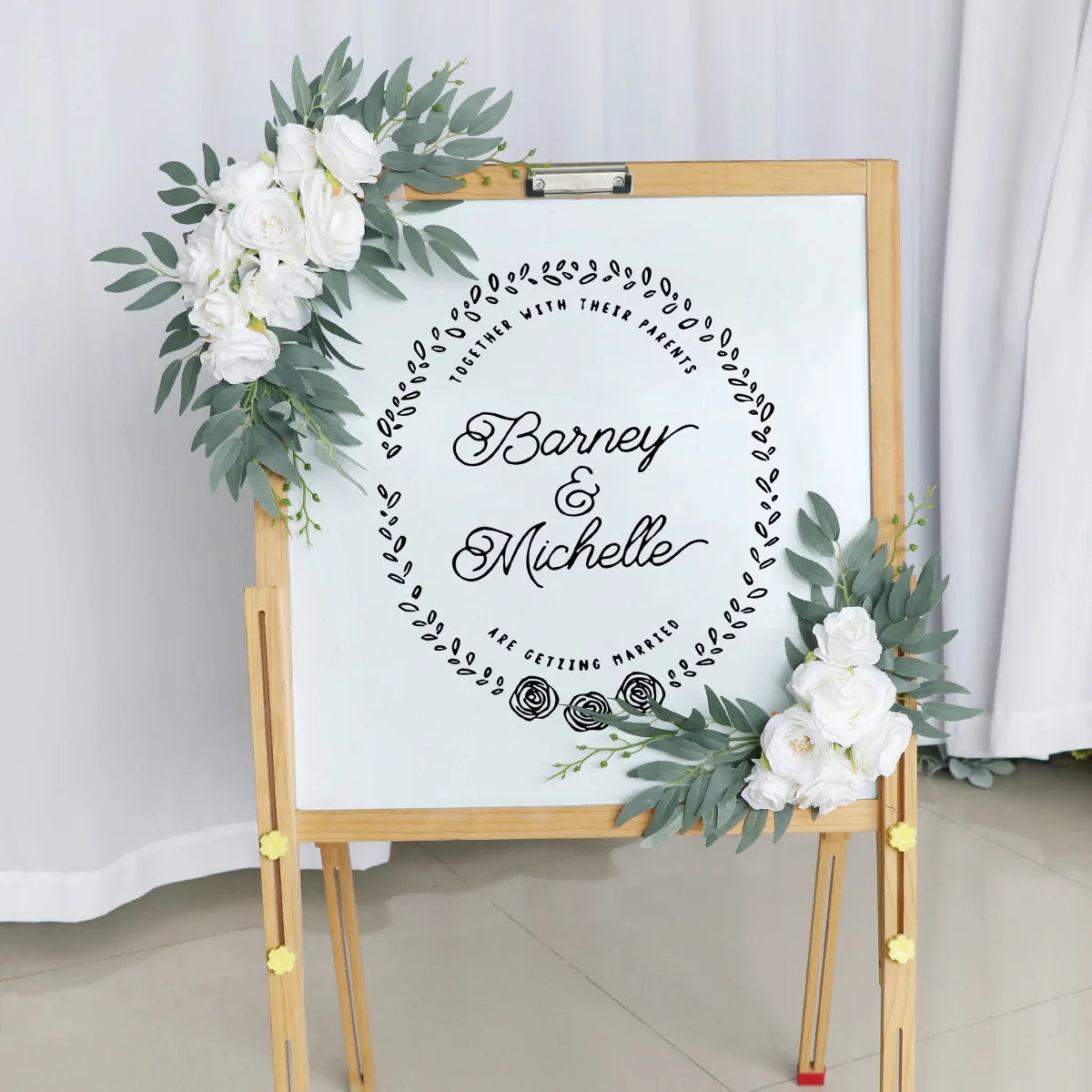 Artificial Flower Arch For Wedding Sign