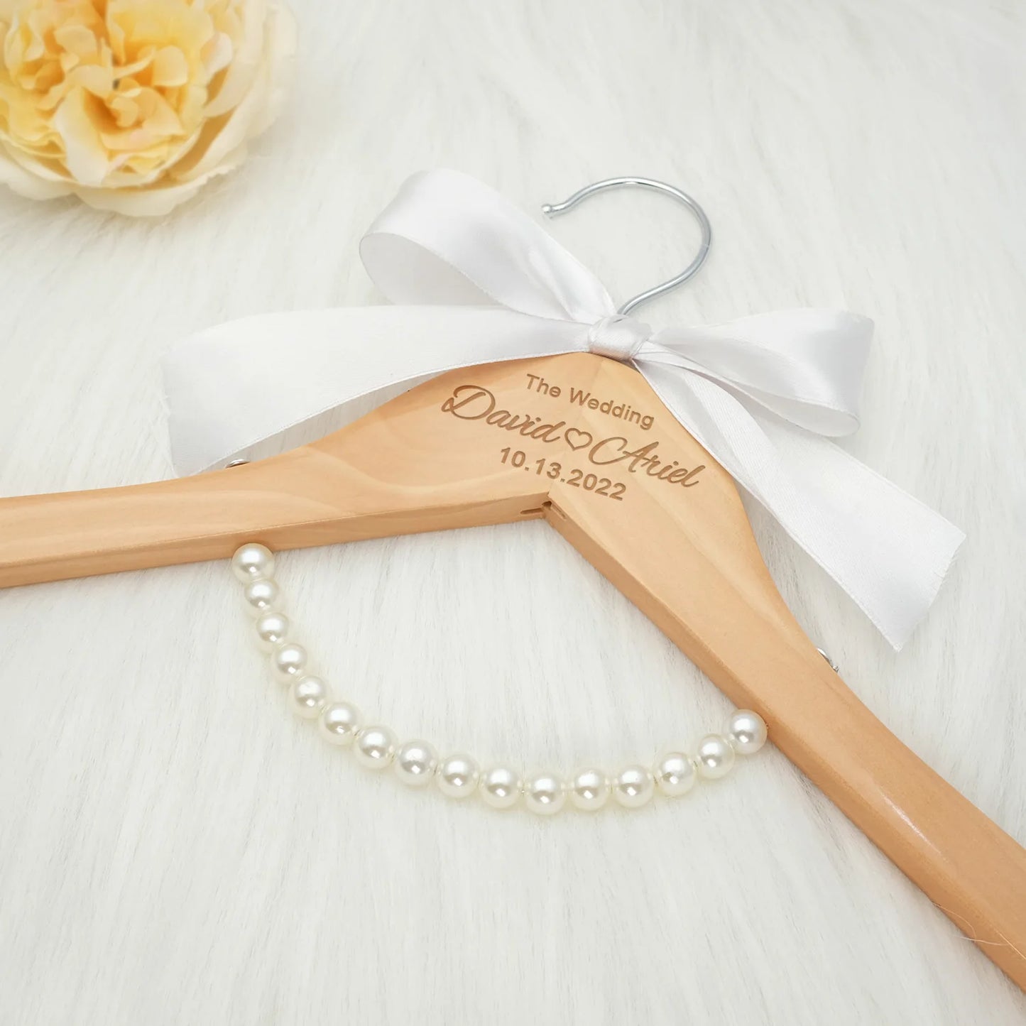 Personalized Wedding Clothes Hangers