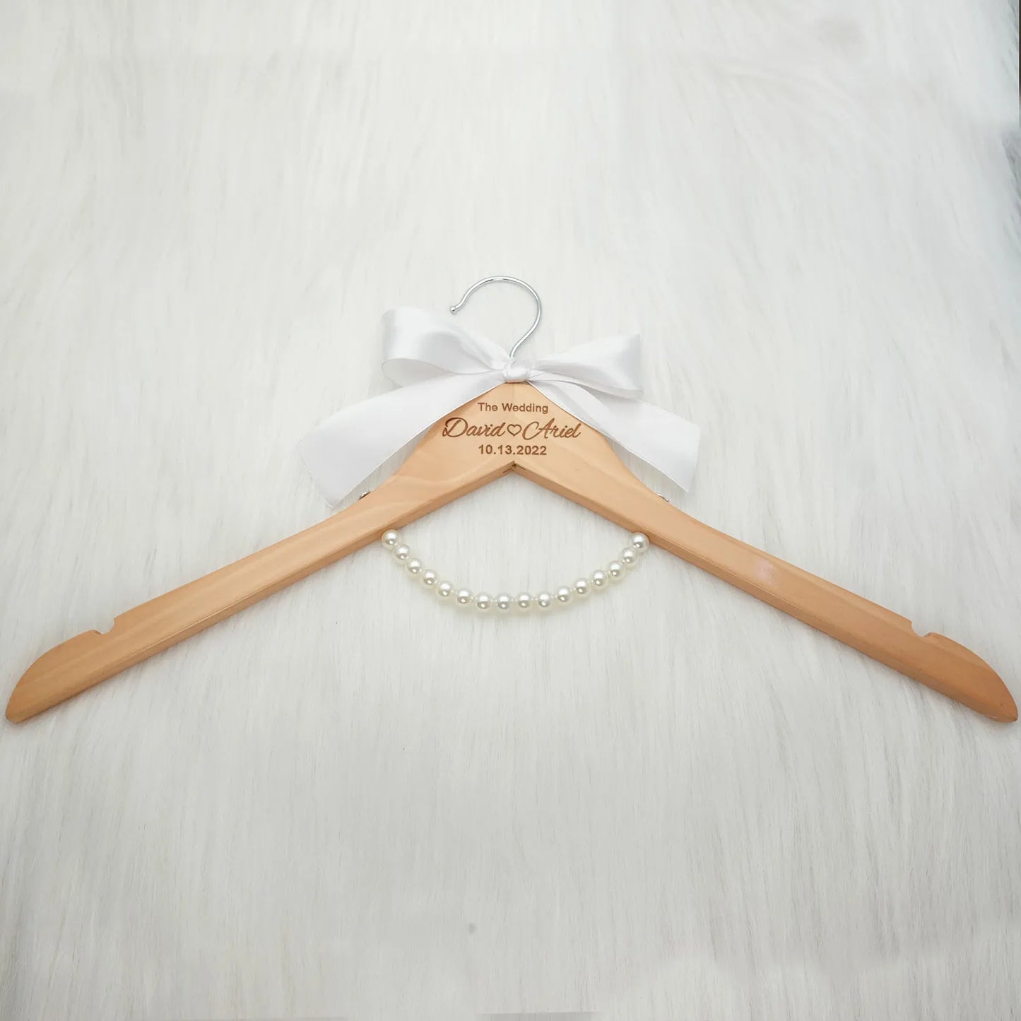 Personalized Wedding Clothes Hangers