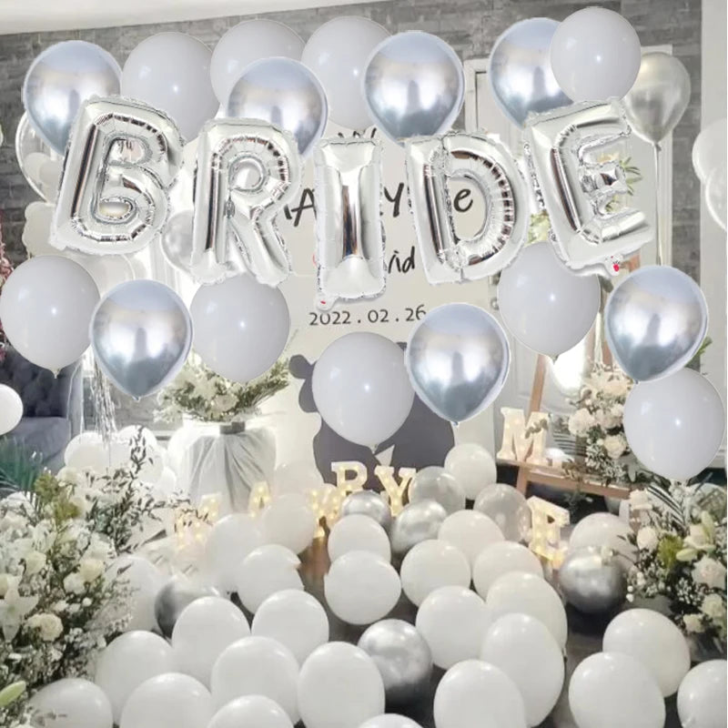 Bride To Be Balloon Kit - 63 Pieces