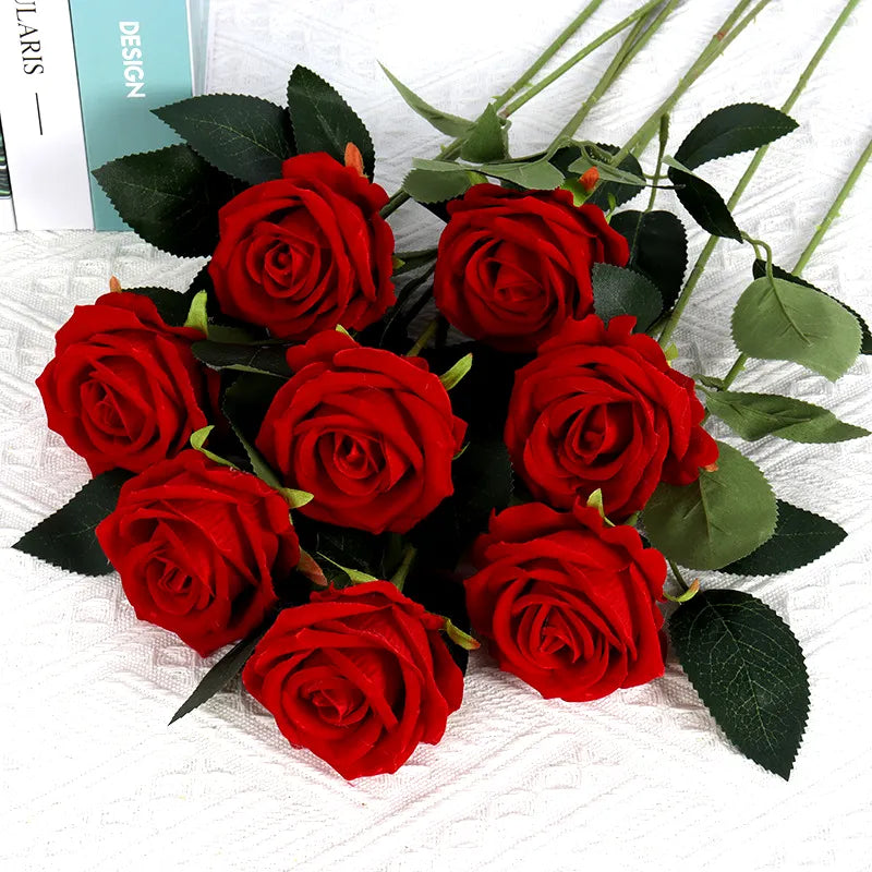 5 Artificial Roses