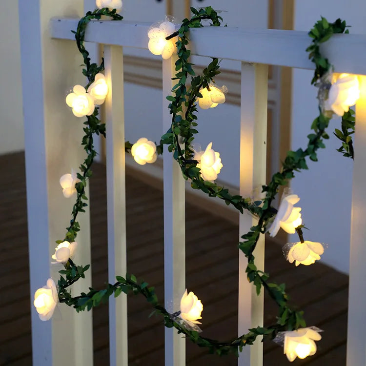 Rose Flower String Lights