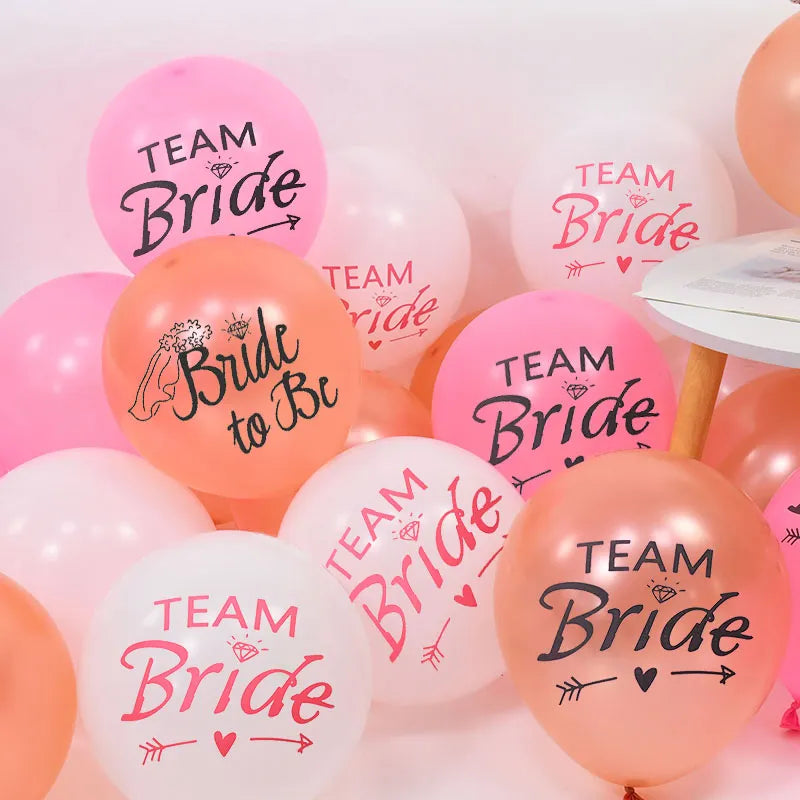 Bride To Be Balloons - 10 Pieces